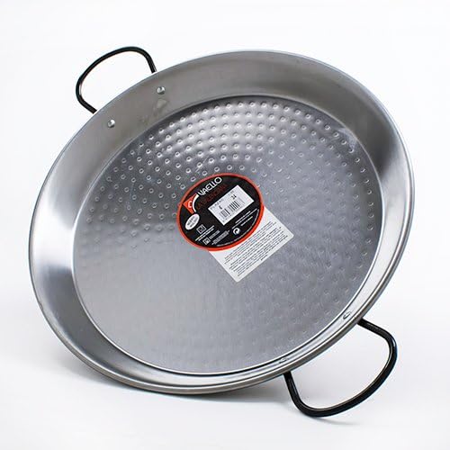Paellera Vaello Acero Pulido 34cm