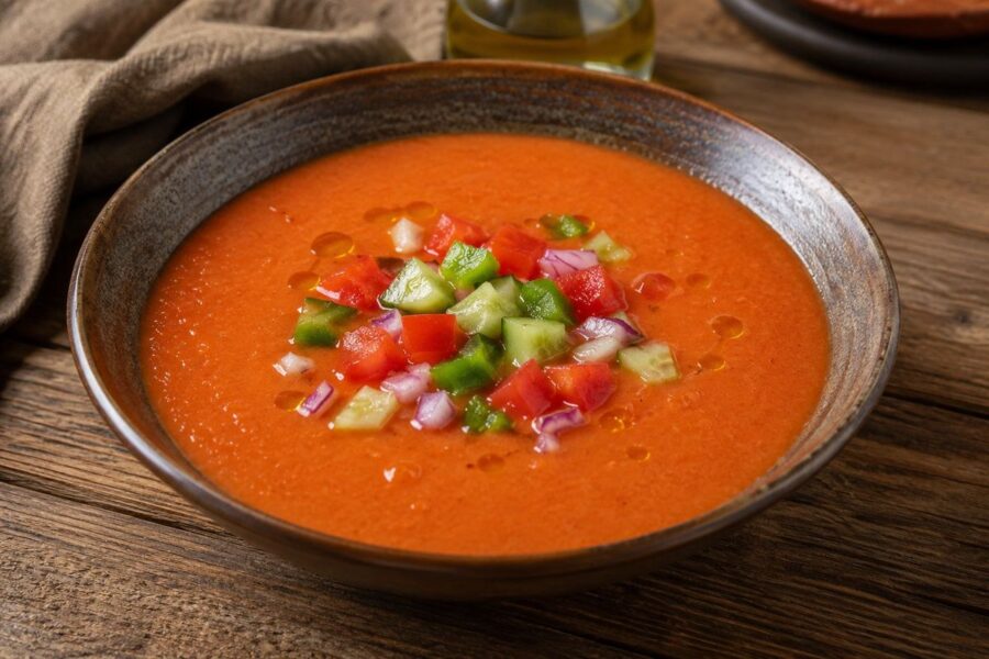 Gazpacho andaluz tradicional